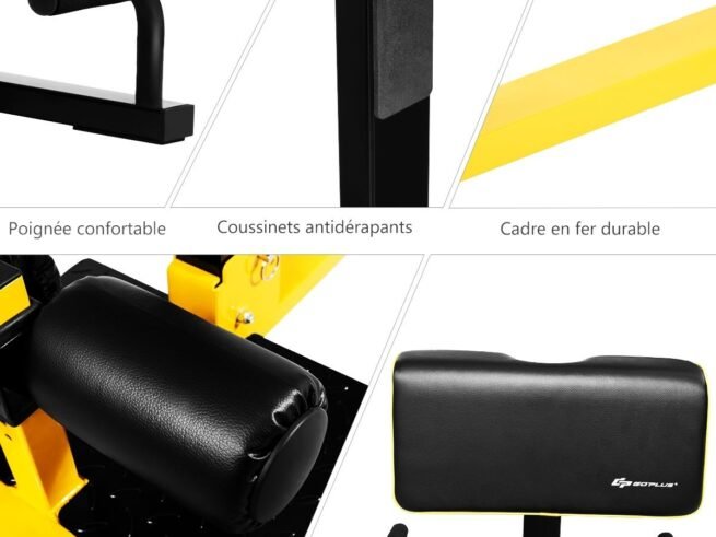 8 in 1 Metal Workout Gym Machine for Abs and Legs 11 Height 120KG