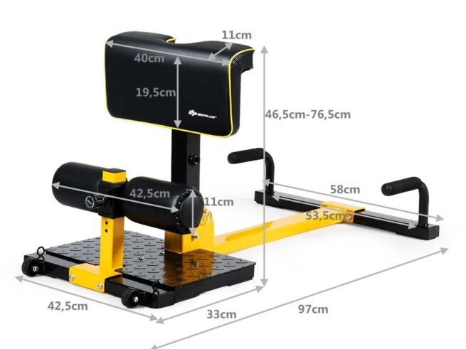 8 in 1 Metal Workout Gym Machine for Abs and Legs 11 Height 120KG