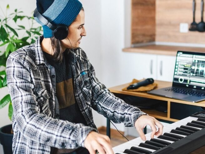 88 Keys Foldable Digital Piano Keyboard with Bluetooth MIDI Function