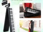 88 Keys Foldable Digital Piano Keyboard with Bluetooth MIDI Function