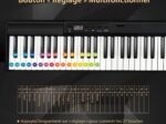 Digital Keyboard Piano 88 Keys Bluetooth Function Adjustable 128 Rhythms 2 Speakers