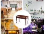 Piano Bench with Comfortable Padded Leather Cushion Storage Compartment
