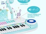 Electronic Keyboard Piano for Children 37 Keys 4 Percussion Effects Microphone