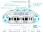 Electronic Keyboard Piano for Children 37 Keys 4 Percussion Effects Microphone