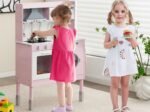 Children's Kitchen with Accessories 3 Adjustable Height Sounds Lights Imitation Toy