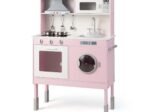 Children's Kitchen with Accessories 3 Adjustable Height Sounds Lights Imitation Toy