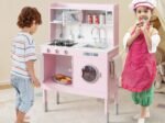 Children's Kitchen with Accessories 3 Adjustable Height Sounds Lights Imitation Toy