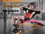 Sit Up Weight Bench 4 Adjustable Heights Foldable Abdominal Training Workout