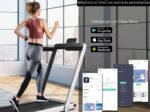 Foldable Treadmill 0.75HP Double LED Display APP ​​12 km/h White