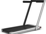 Foldable Treadmill 0.75HP Double LED Display APP 12 km/h Silver