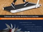 2 in 1 Motorized Electric Treadmill 1-12KM/H LED Screen White
