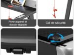 Electric Treadmill Foldable 0.96-12 km/h LCD Display App Control
