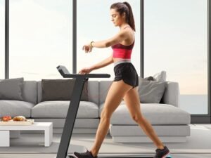Electric Treadmill Foldable 0.96-12 km/h LCD Display App Control