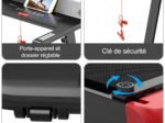 Electric Treadmill Foldable 0.96-12 km/h LCD Display App Control
