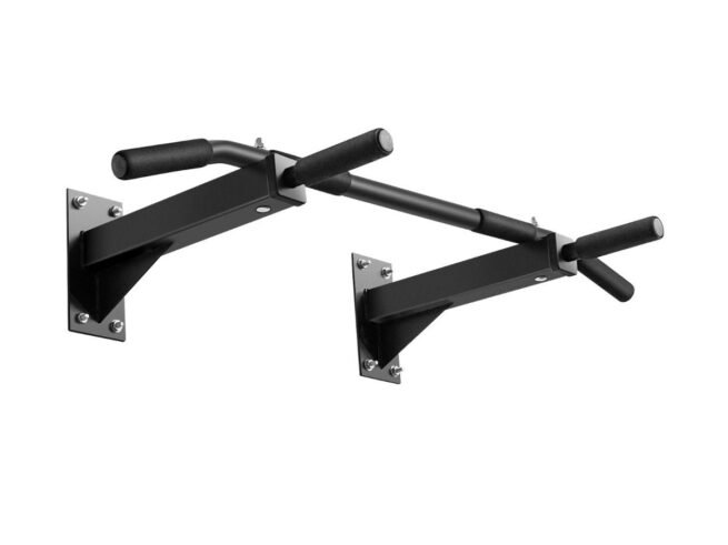 Wall Pull Up Bar Power Strips Foam Handles Load 200 kg