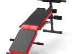Foldable Abs and Sit-up Weight Bench with 5 Foam Rollers Load 130KG