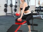 Foldable Abs and Sit-up Weight Bench with 5 Foam Rollers Load 130KG