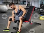 Sit Up Weight Bench Adjustable Backrest in 9 Positions for Home Strength Training