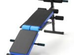 Foldable Abs and Sit-up Weight Bench with 5 Foam Rollers Load 130KG
