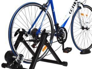 Wired Bike Trainer for 26-28'' Steel Wheel with 8 Resistance Levels