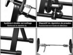 Wired Bike Trainer for 26-28'' Steel Wheel with 8 Resistance Levels