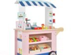 Wooden Children's Grocery Store 30 PCS Accessories Cute Food Pattern