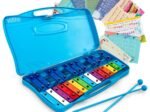 Xylophone for Children 25 Notes with 2 Plastic Drumsticks 12 Alphabet Sheet Music