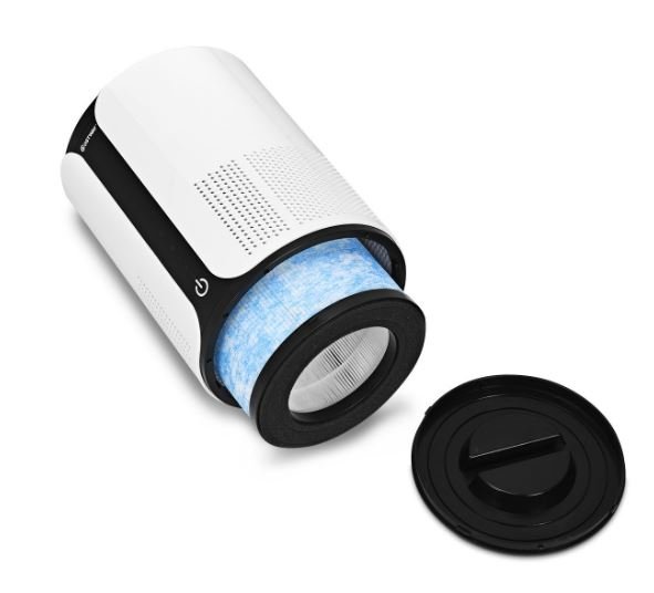 Powerful Silent Air Purifier CADR 150m3/h 21 x 21 x 28CM White