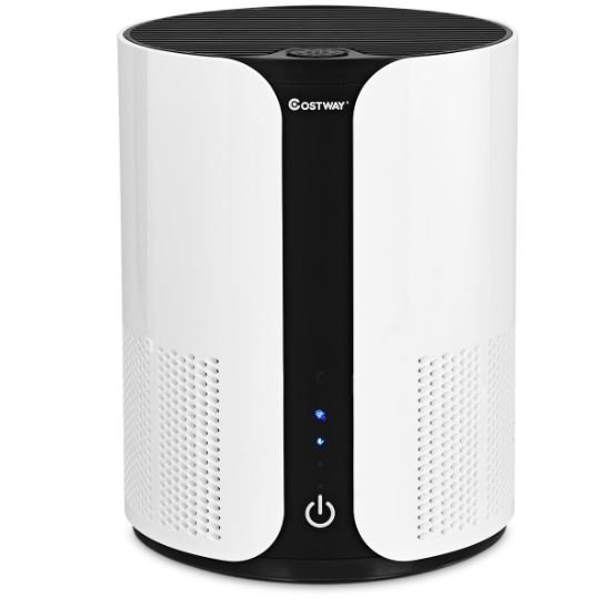 Powerful Silent Air Purifier CADR 150m3/h 21 x 21 x 28CM White