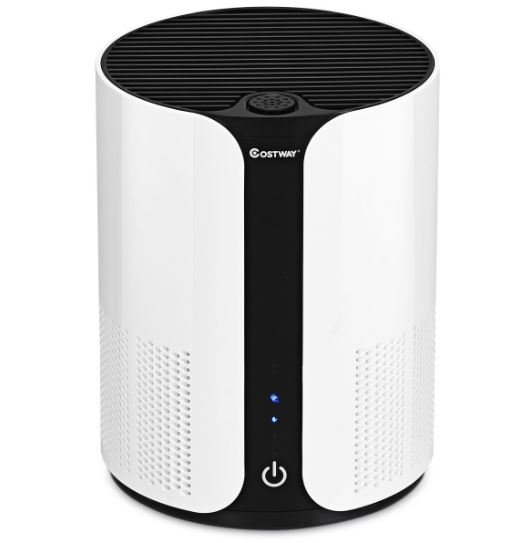 Powerful Silent Air Purifier CADR 150m3/h 21 x 21 x 28CM White