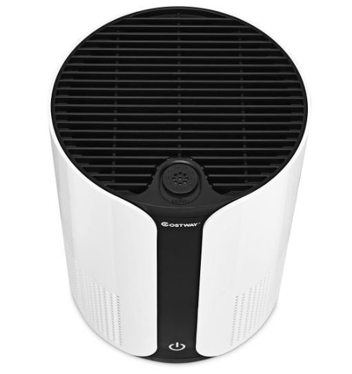 Powerful Silent Air Purifier CADR 150m3/h 21 x 21 x 28CM White