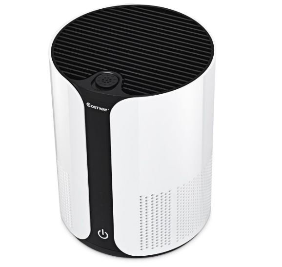 Powerful Silent Air Purifier CADR 150m3/h 21 x 21 x 28CM White