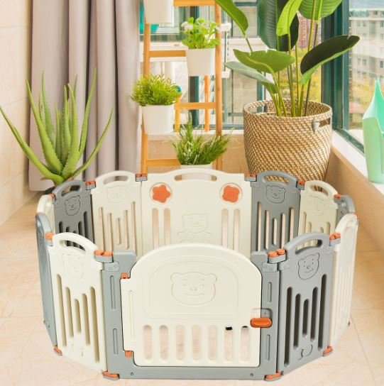 12pcs Baby Playpen Large Child Barrier Door