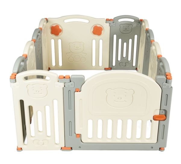 12pcs Baby Playpen Large Child Barrier Door