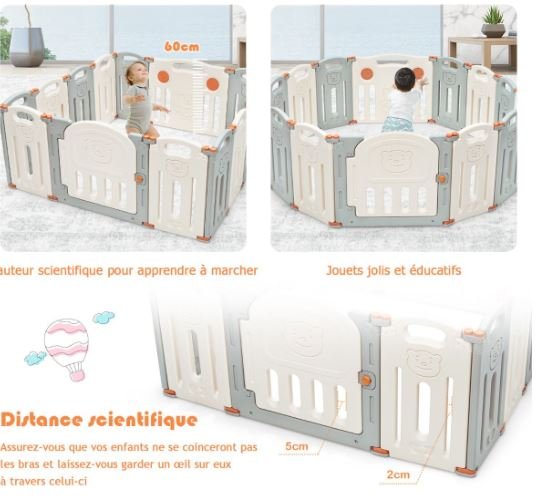 14 Piece Baby Playpen Large Child Barrier Door