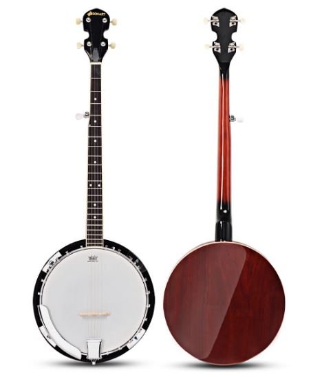 5 String Banjo 39 Inch Remo Head 24 33.5 x 10.5 x 97CM