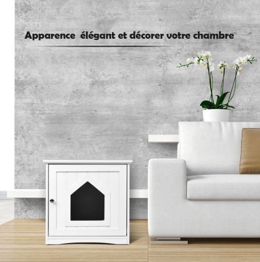 High Quality Durable Wooden Cat House 51 x 49 x 47 CM