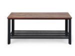 Industrial Coffee Table Modern Wood Metal 106 x 60 x 45 cm