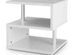 Coffee Table Side Tables with Integrated Magazine Rack 50 x 50 x 50cm