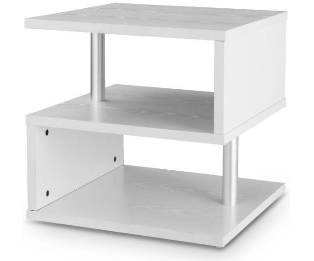 Coffee Table Side Tables with Integrated Magazine Rack 50 x 50 x 50cm