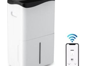 Portable 50L/Day Dehumidifier with App and Wifi 5L Water Tank 60 ㎡