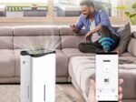 Portable 50L/Day Dehumidifier with App and Wifi 5L Water Tank 60 ㎡