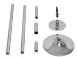 Professional Chrome Pole Dance Bar Adjustable Height