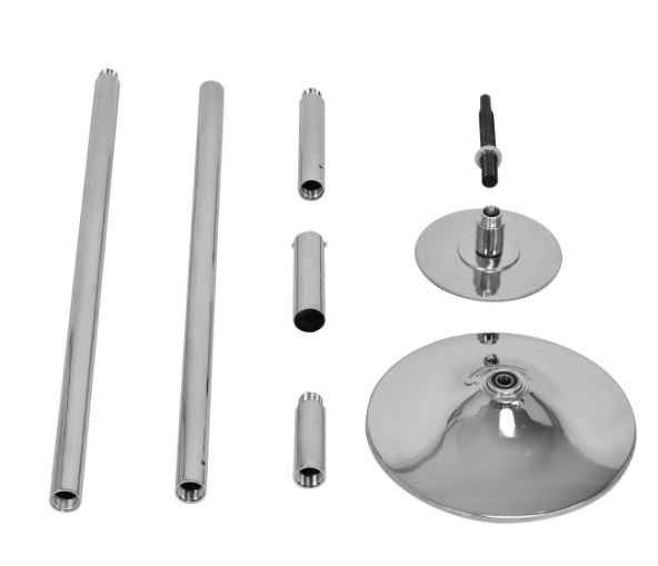 Professional Chrome Pole Dance Bar Adjustable Height