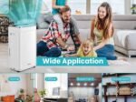 Portable Dehumidifier 25L/Day 30m2 with 6.5L Tank 24H Timer