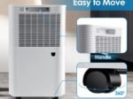 Dehumidifier 14L/Day 2L Water Tank 24H Timer 3 Modes 2 Speeds Automatic