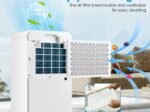 Portable Dehumidifier 15L/Day 15m2 with 2L Tank 24H Timer