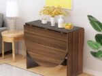 Foldable Wooden Dining Table 163 x 80 x 75CM