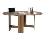 Foldable Wooden Dining Table 163 x 80 x 75CM
