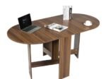 Foldable Wooden Dining Table 163 x 80 x 75CM